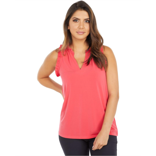 Michael Michael Kors Ruffle Neck Tank