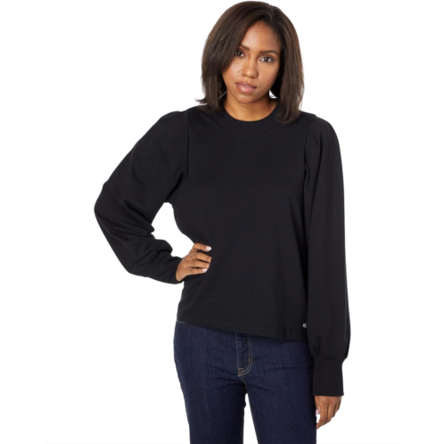 Calvin Klein Balloon Sleeve Crew Neck Fashion Sweatshirt