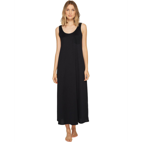 Womens Hanro Cotton Deluxe Long Tank Nightgown