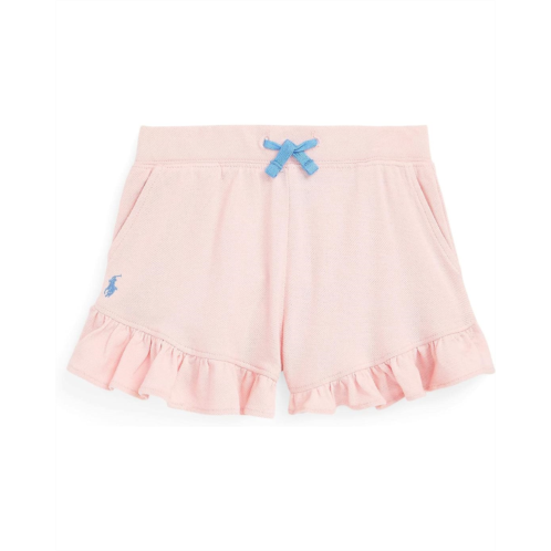 Polo Ralph Lauren Kids Ruffled Cotton Mesh Shorts (Little Kids)