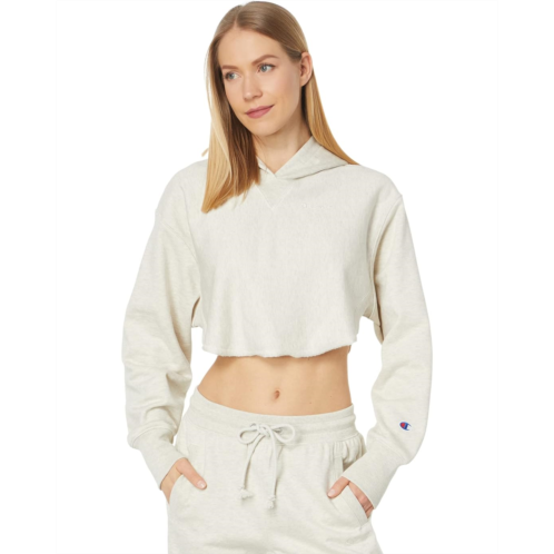 Champion Reverse Weave French Terry Crop Curve Hem Hoodie