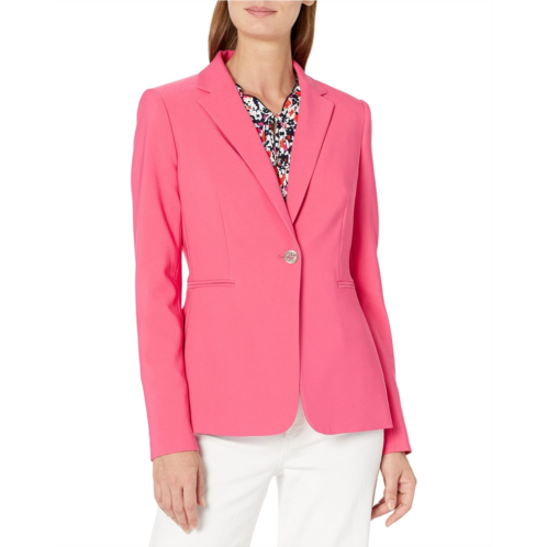 Tommy Hilfiger One-Button Flex Fit Blazer