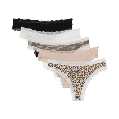 Honeydew Intimates Aiden Lace Back Thong 5-Pack