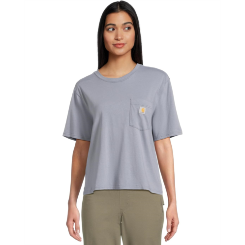Womens Carhartt TENCEL Fiber Series Loose Fit Short-Sleeve Pocket T-Shirt