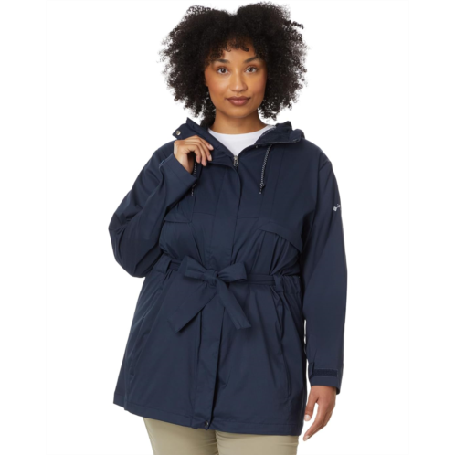 Womens Columbia Plus Size Pardon My Trench Rain Jacket