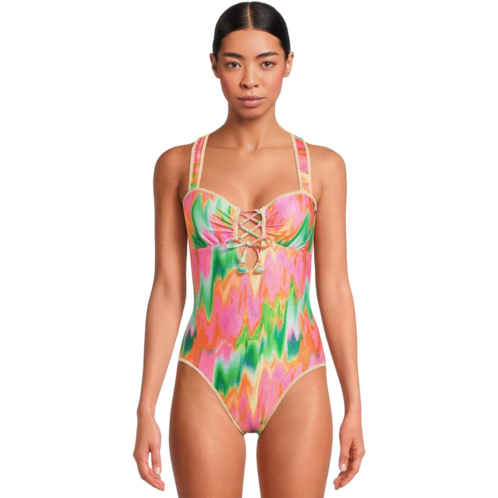 Womens BECCA Mirage Kylam Bandeau One Piece