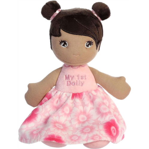 Aurora Elegant First Doll Baby Stuffed Doll - Imaginative Play - Stylish Companions - Pink 12 Inches