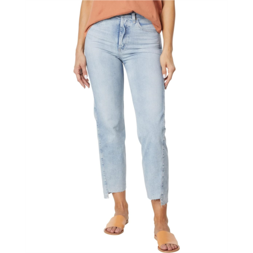Womens AG Jeans Alexxis Vintage High-Rise Straight Crop in Sphinx