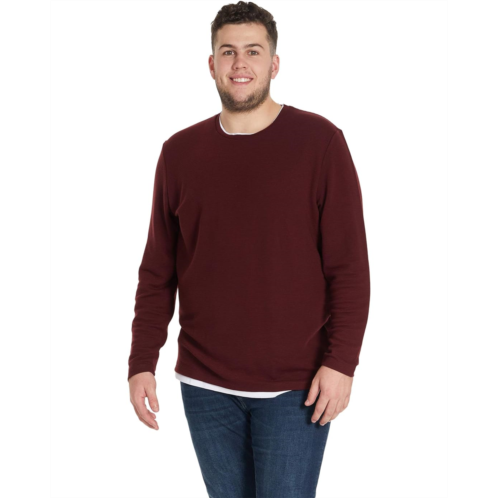 Johnny Bigg Big & Tall Textured 2 For Long Sleeve Top