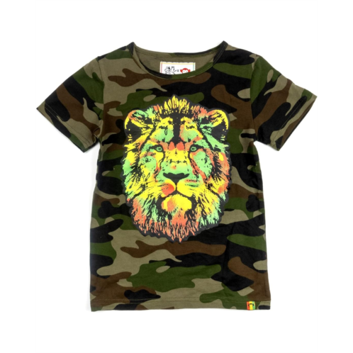 Appaman Kids Ziggy Marley Lion Face Graphic Short Sleeve (Toddler/Little Kids/Big Kids)