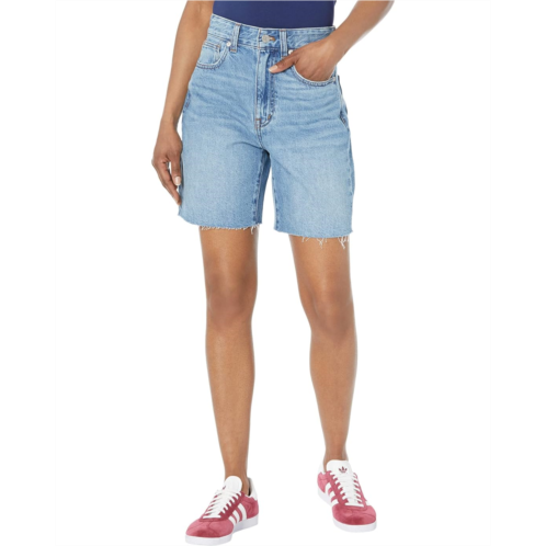 Madewell Baggy Straight Shorts in Crestford Wash
