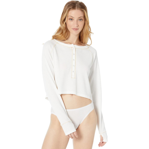 Free People Early Night Cropped Pullover