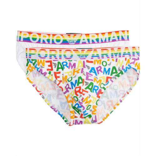 Emporio Armani Rainbow Logo 2-Pack Brief
