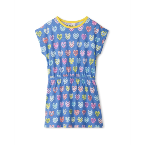Hatley Kids Shibori Hearts Relaxed Dress (Toddler/Little Kid/Big Kid)