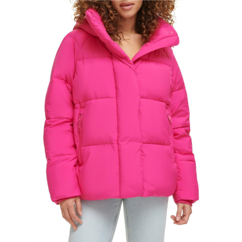 Levi  s Quilted Hooded Bubble Puffer