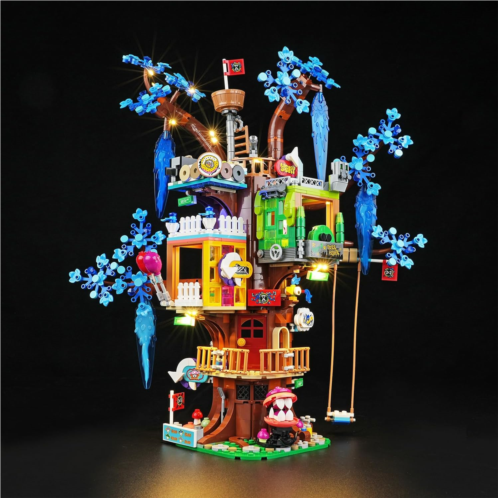 Rorliny LED Light Kit for Lego DREAMZzz Fantastical Tree House 71461 Building Set, Creative Lighting kit Compatible with Lego 71461 (Lights Only, No Lego Set)
