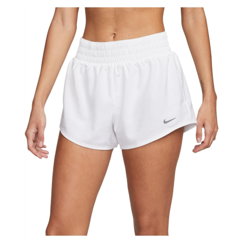 Womens Nike One Dri-FIT Mid-Rise 3 Brief-lined Shorts