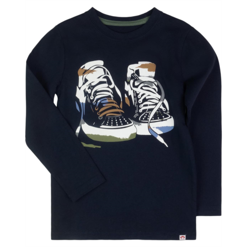 Appaman Kids Sneaker Game Graphic Long Sleeve Tee (Toddler/Little Kids/Big Kids)