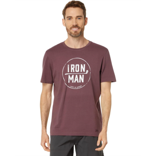 Life is Good Iron Man Golf Short Sleeve Crusher Tee