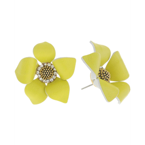 Kate Spade New York Flower Power Leather Studs Earrings