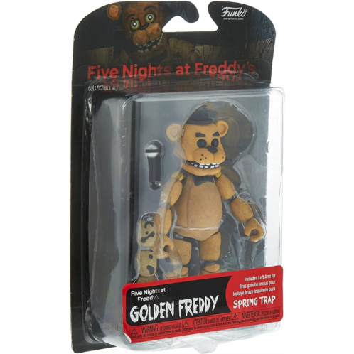 Funko Five Nights at Freddys POP Articulated Golden Freddy Action Figure, Multicolor, 5.5 inches