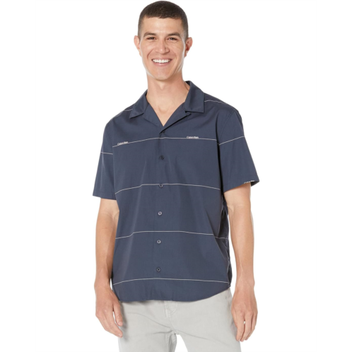 Calvin Klein Short Sleeve Stripe Easy Shirt