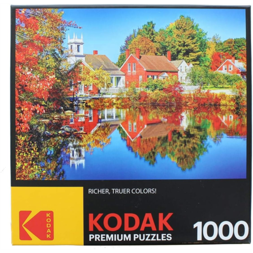 Cra-Z-Art - RoseArt - Kodak 1000PC - Autumn in Harrisville, New Hampshire