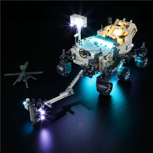 YEABRICKS LED Light for Lego-42158 Technic NASA Mars Rover Perseverance Building Blocks Model (Lego Set NOT Included)