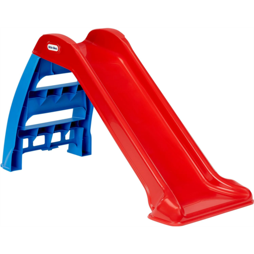 Little Tikes First Slip And Slide, Easy Set Up Playset for Indoor Outdoor Backyard, Easy to Store, Safe Toy for Toddler,Kids (Red/Blue), 39.00L x 18.00W x 23.00H