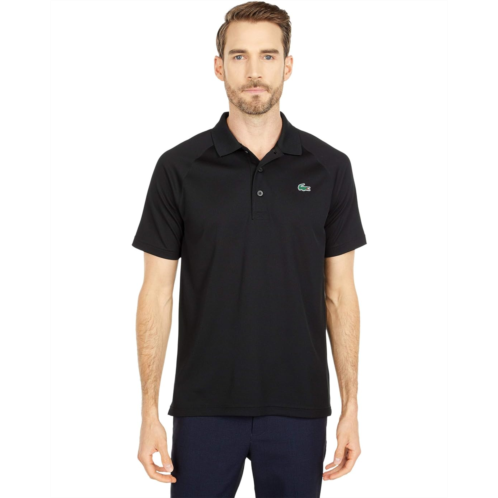 Lacoste Short Sleeve Sport Breathable Run-Resistant Interlock Polo Shirt