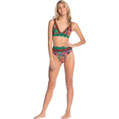 Maaji Pura Wild Rocket Long Line Triangle Bikini Top