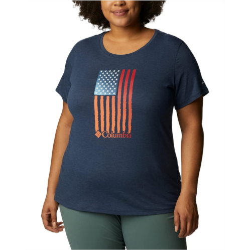 Columbia Plus Size Daisy Days Short Sleeve Graphic Tee