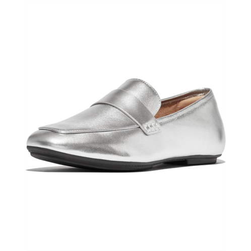 FitFlop Delicato Soft Metallic-Leather Loafers