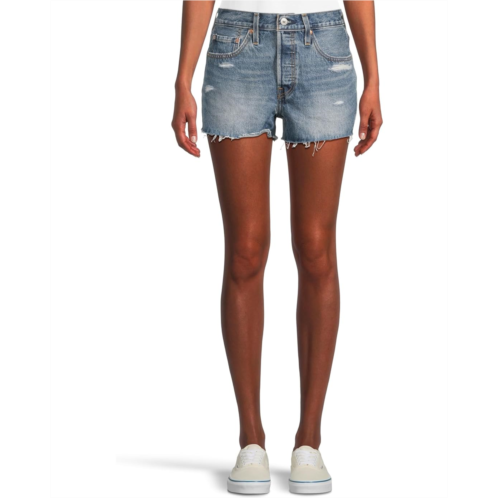 Womens Levis Premium 501 Original Shorts