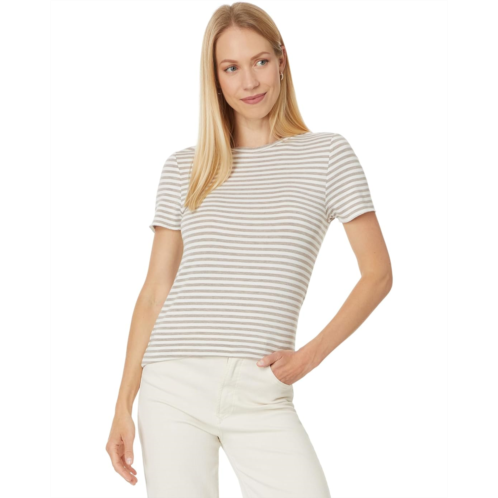 Splendid Bam boo Stripe Quarter Sleeve