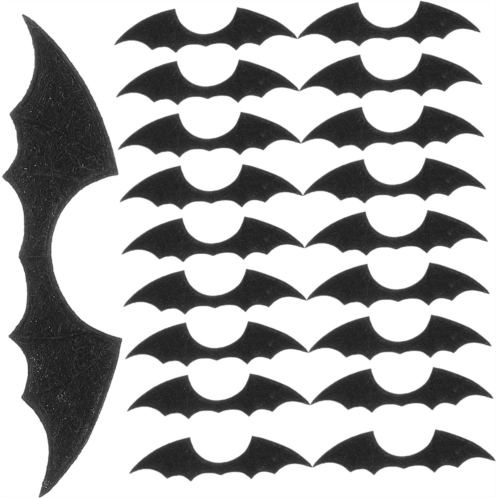 Toyvian 50pcs Decor Cloth Bat Wing for Crafts Clothes Bat Wing Crafts Bat Wing Party Supply Craft Bat Wing Bat Wing Material Bat Wing Sewing Supply Demon Accessories Non-Woven Fabr