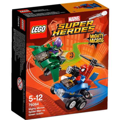 LEGO Super Heroes Mighty Micros: Spider-Man vs Green Goblin 76064 Building Kit (85 Piece)