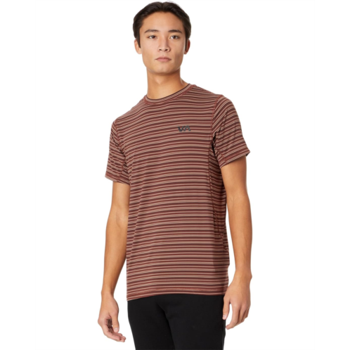 RVCA Sport Vent Stripe Short Sleeve Tee