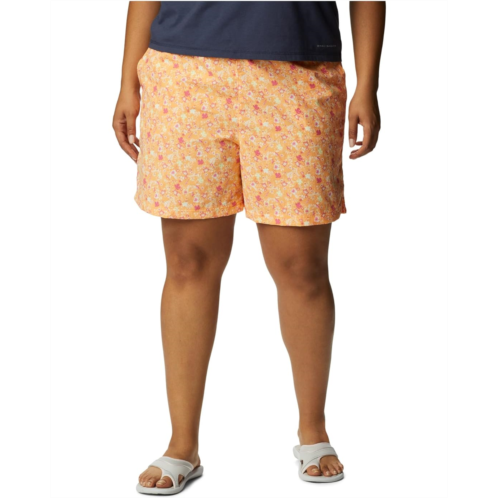Womens Columbia Plus Size Sandy River II Printed Shorts