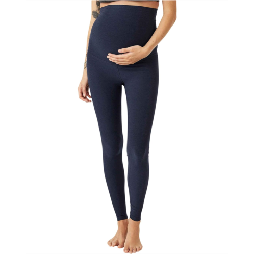 Womens Beyond Yoga Maternity Empire Waisted Spacedye Midi Leggings