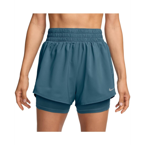 Womens Nike Dri-FIT High-Waisted 3 2-in-1 Shorts