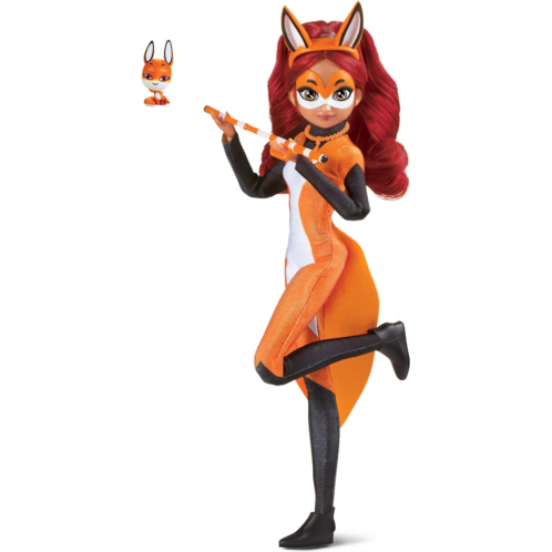 Miraculous Rena Rouge Doll 10.5 Fashion Doll with Accessories and Trixx Kwami by Playmates Toys, Orange