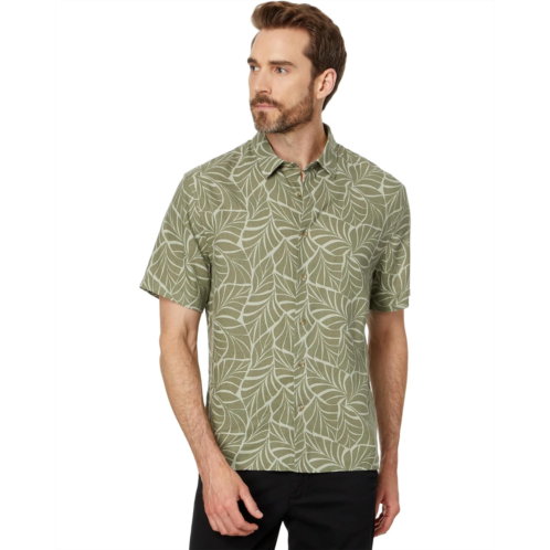 Mens Vince Knotted Leaves Short Sleeve