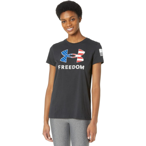 Womens Under Armour New Freedom Logo T-Shirt