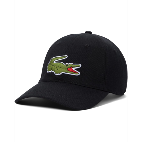 Lacoste Large Croc Logo Cotton Cap