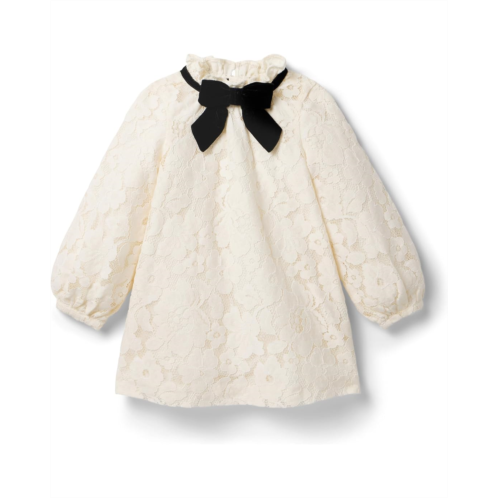 Janie and Jack Ivory Lace Dress (Toddler/Little Kid/Big Kid)