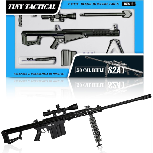 Tiny Tactical Miniature .50 Cal 82A1 Model in Black 1:3 Scale Die Cast Metal