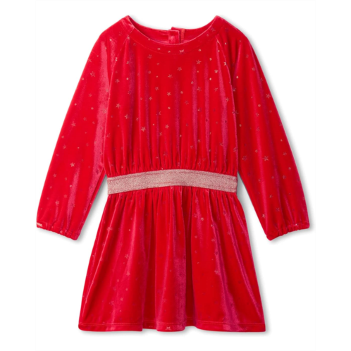 Hatley Kids Holiday Stars Crushed Velour Dress (Toddler/Little Kids/Big Kids)