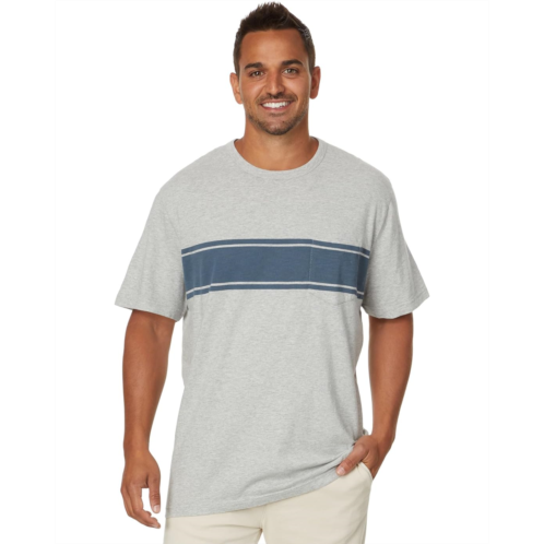 Mens Faherty Surf Stripe Sunwashed Tee