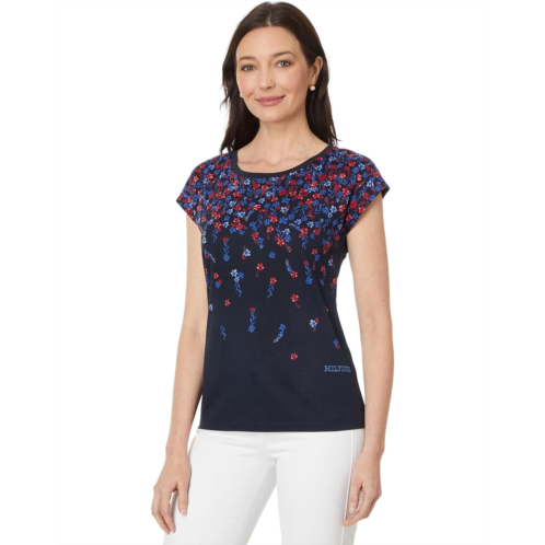 Tommy Hilfiger Short Sleeve Ditsy Floral Ombre Tee